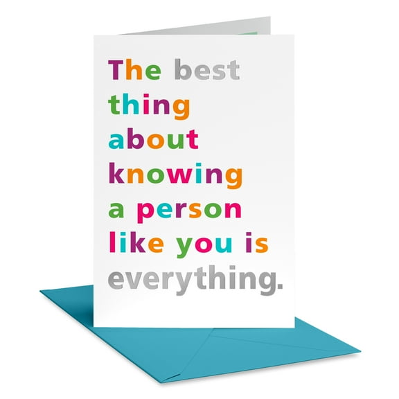 American Greetings Blank Thinking of You Card (Colorful Friendship)