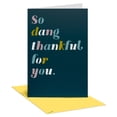 thumbnail image 1 of American Greetings Blank Thinking of You Card for Friend (So Dang Thankful), 1 of 3
