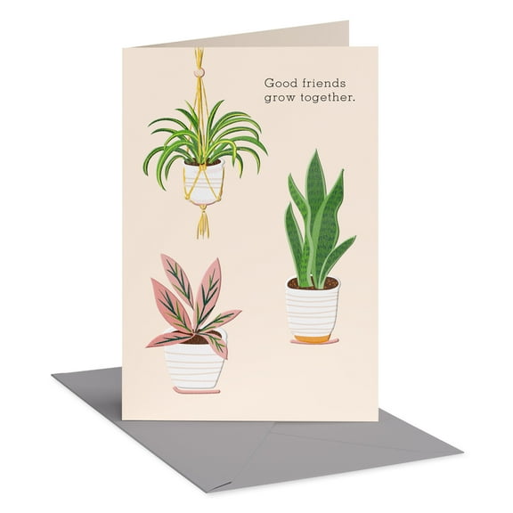 American Greetings Blank Thinking of You Card for Friend (Good Friends Grow Together)