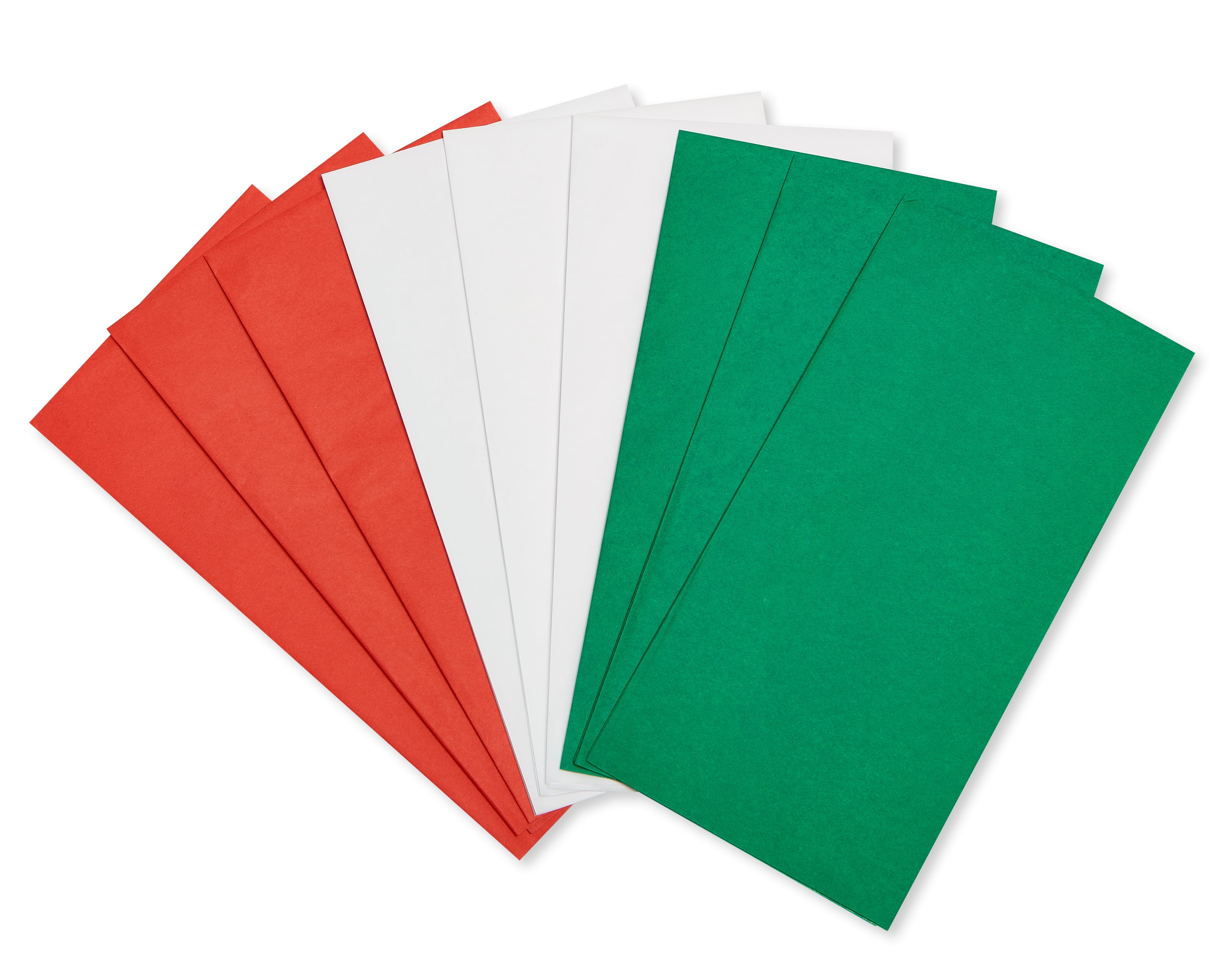 Christmas Tissue Paper Assortment, 84 Sheets 20 x 20-inches, Red, Green,  and White Tissue Paper for Christmas Gift Boxes Bags Wrapping