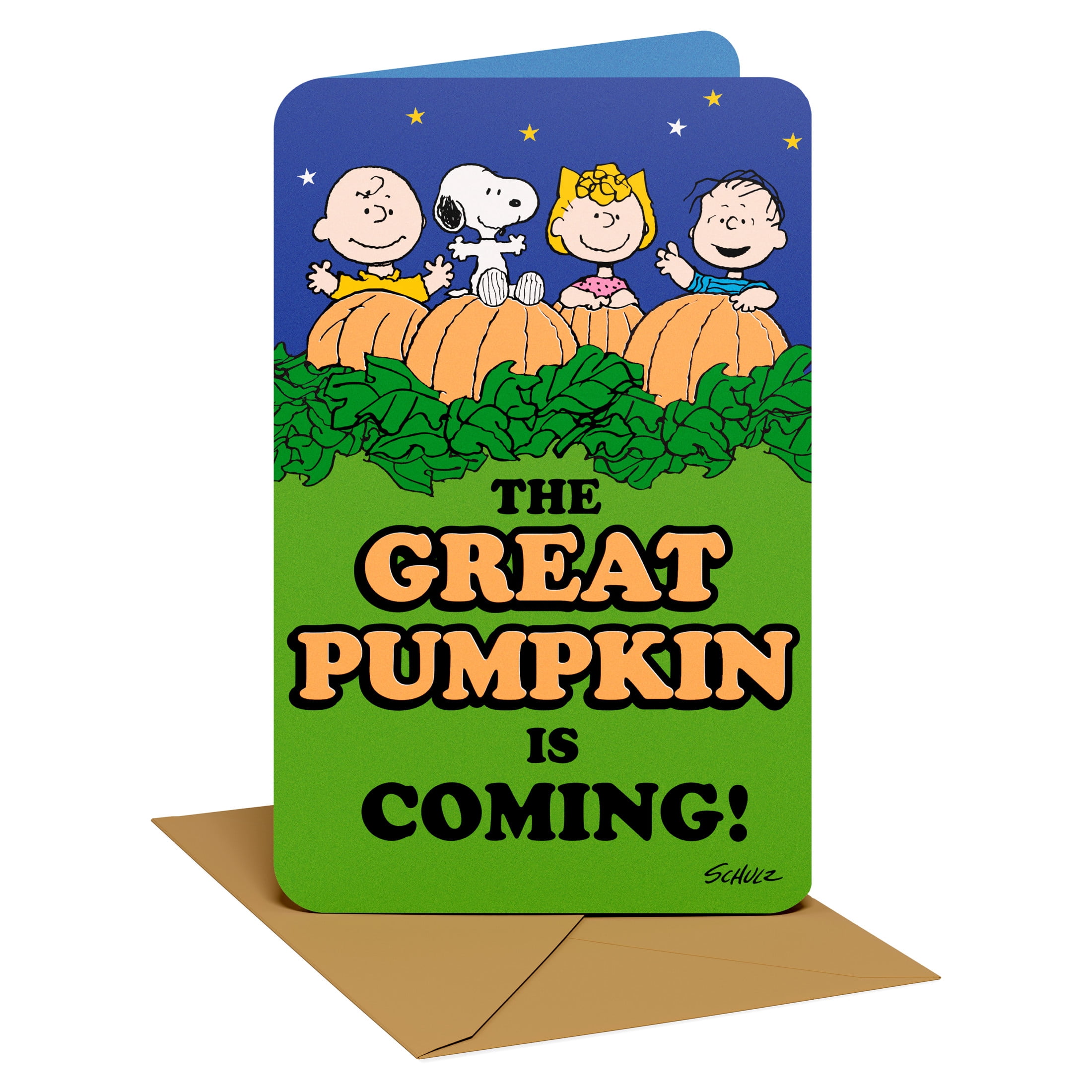 American Greetings Peanuts Halloween Card (Unbelievably Magical)
