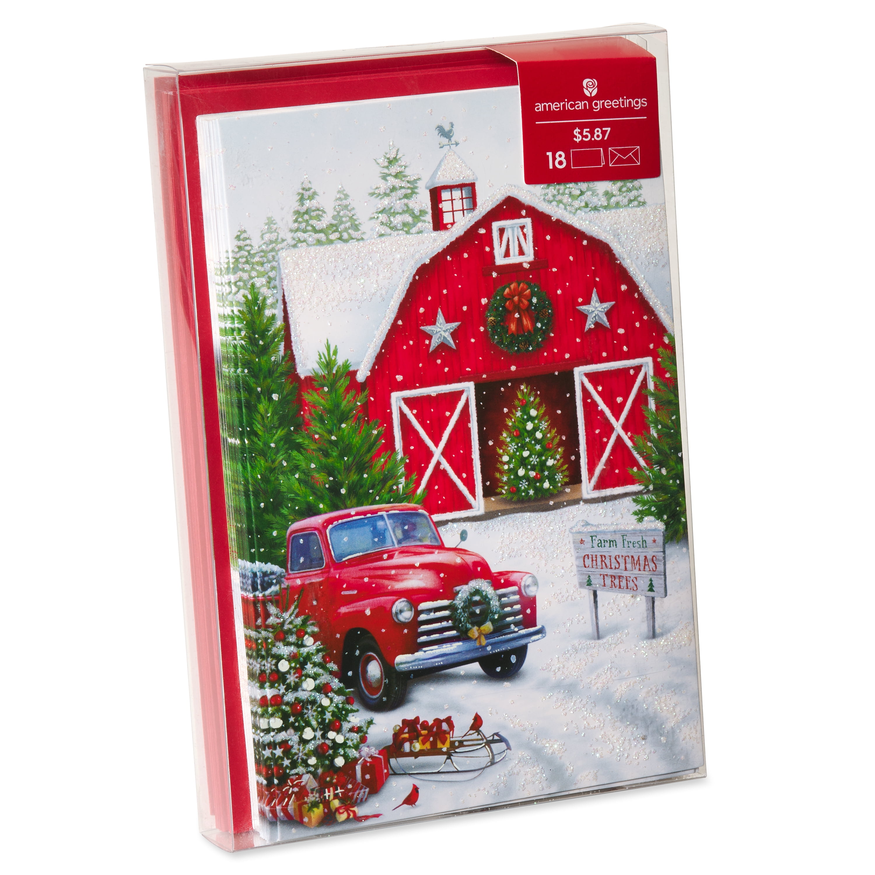 American Greetings Christmas Boxed Cards The Grinch (Grinchmas) 18-count