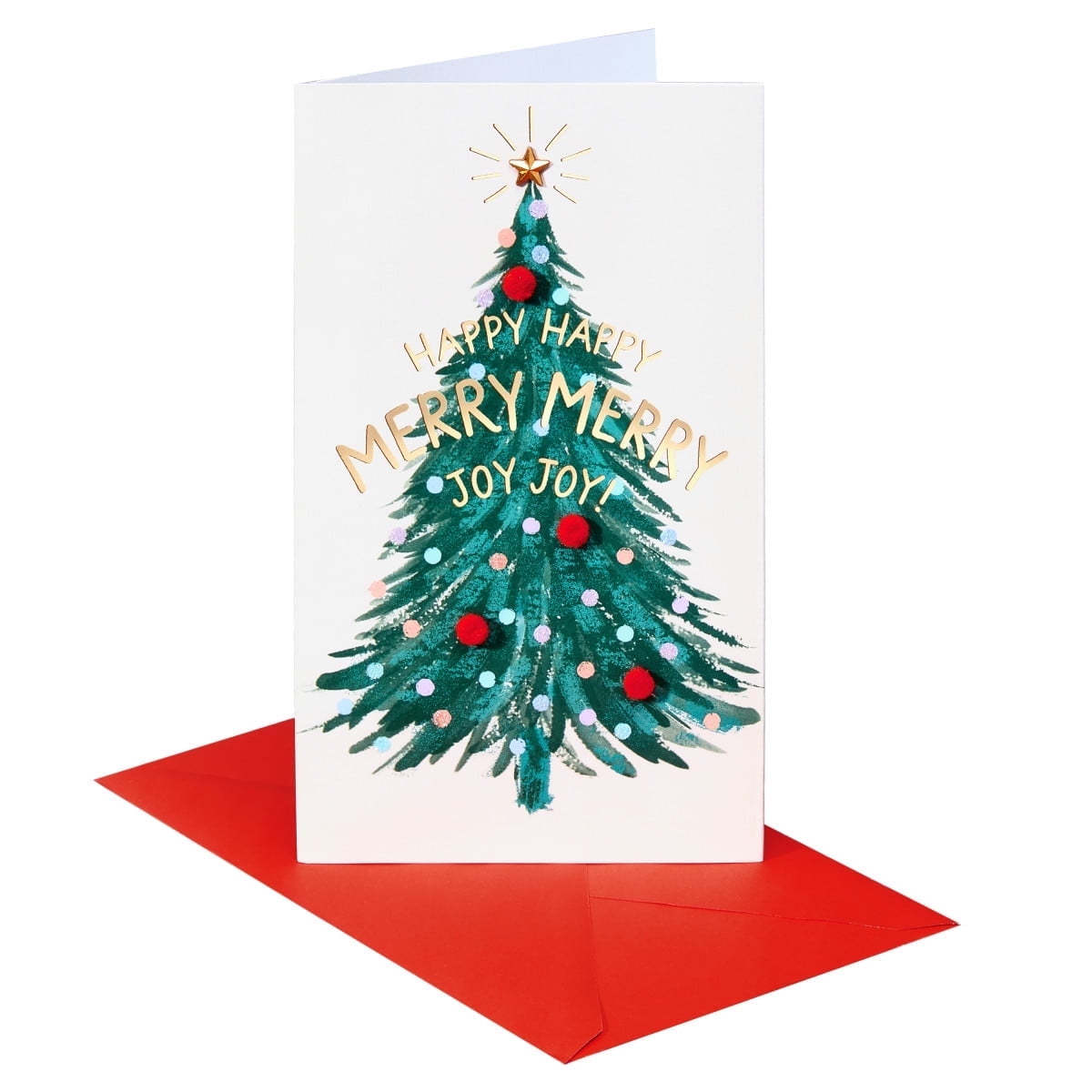 American Greetings Christmas Gift Card Holder - Jam-Packed With Jolly Design