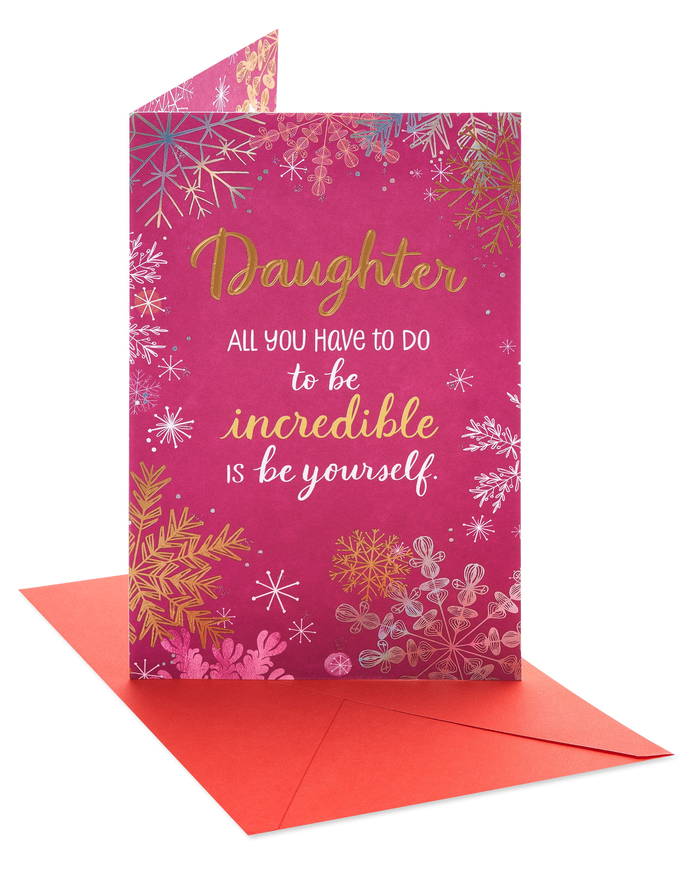 American Greetings Christmas Card for Daughter (Incredible)