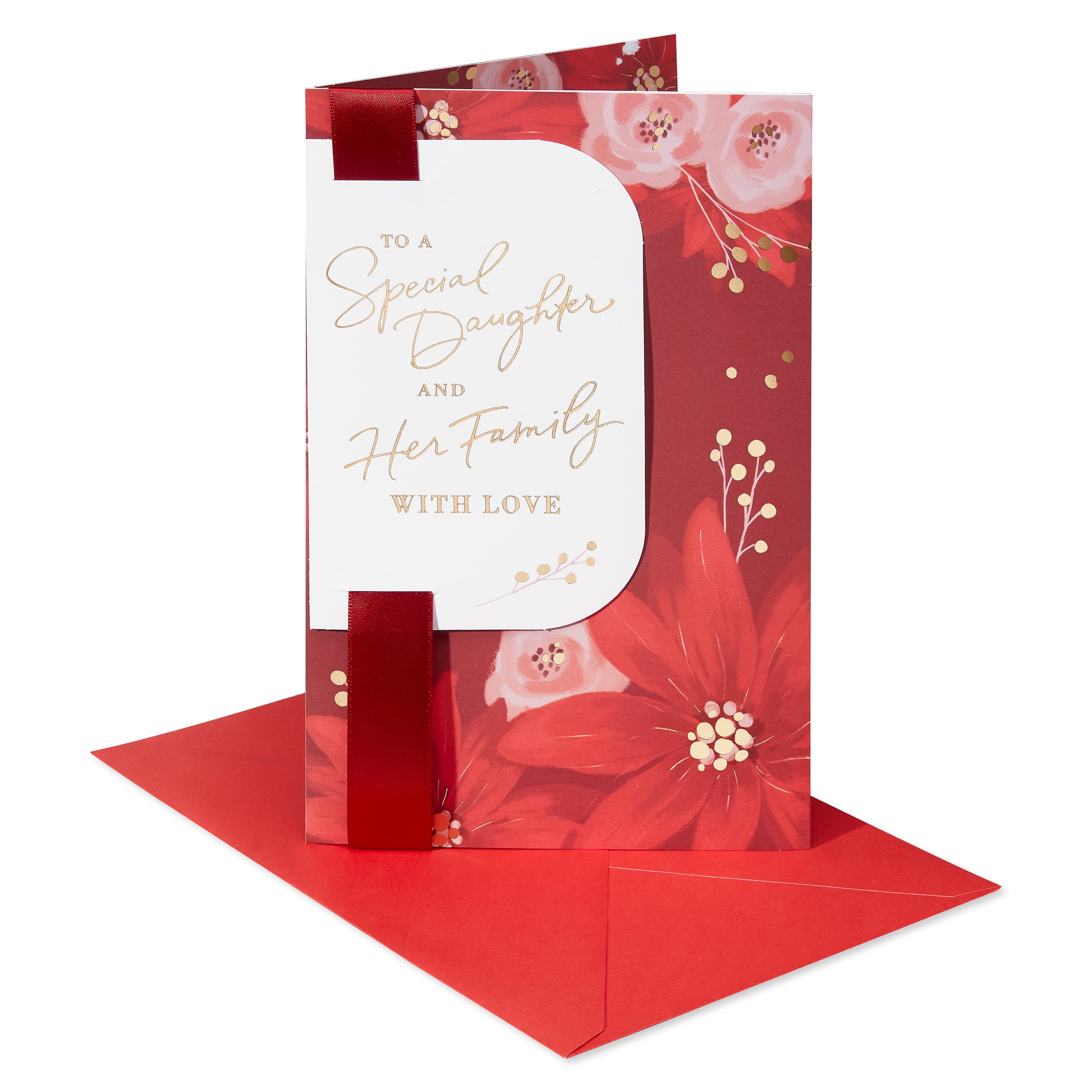 American Greetings Christmas Card for Daughter and Family (Wonderful as You)