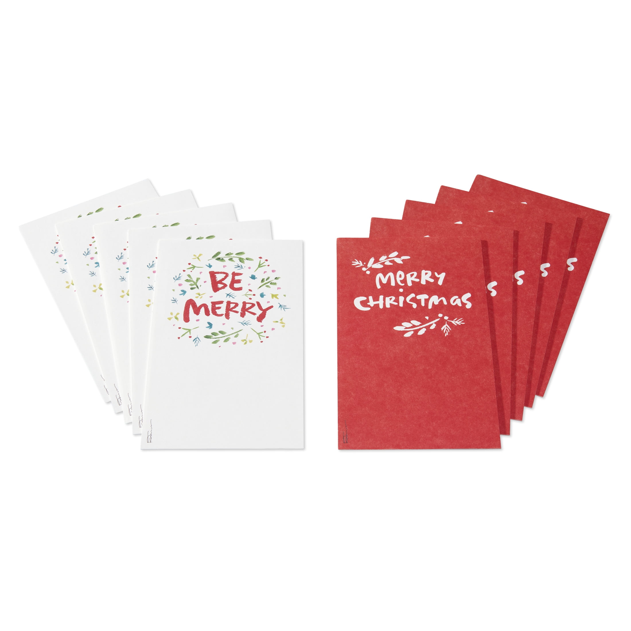 American Greetings Christmas Money/Gift Card Bundle (2-Designs, 10-Count)