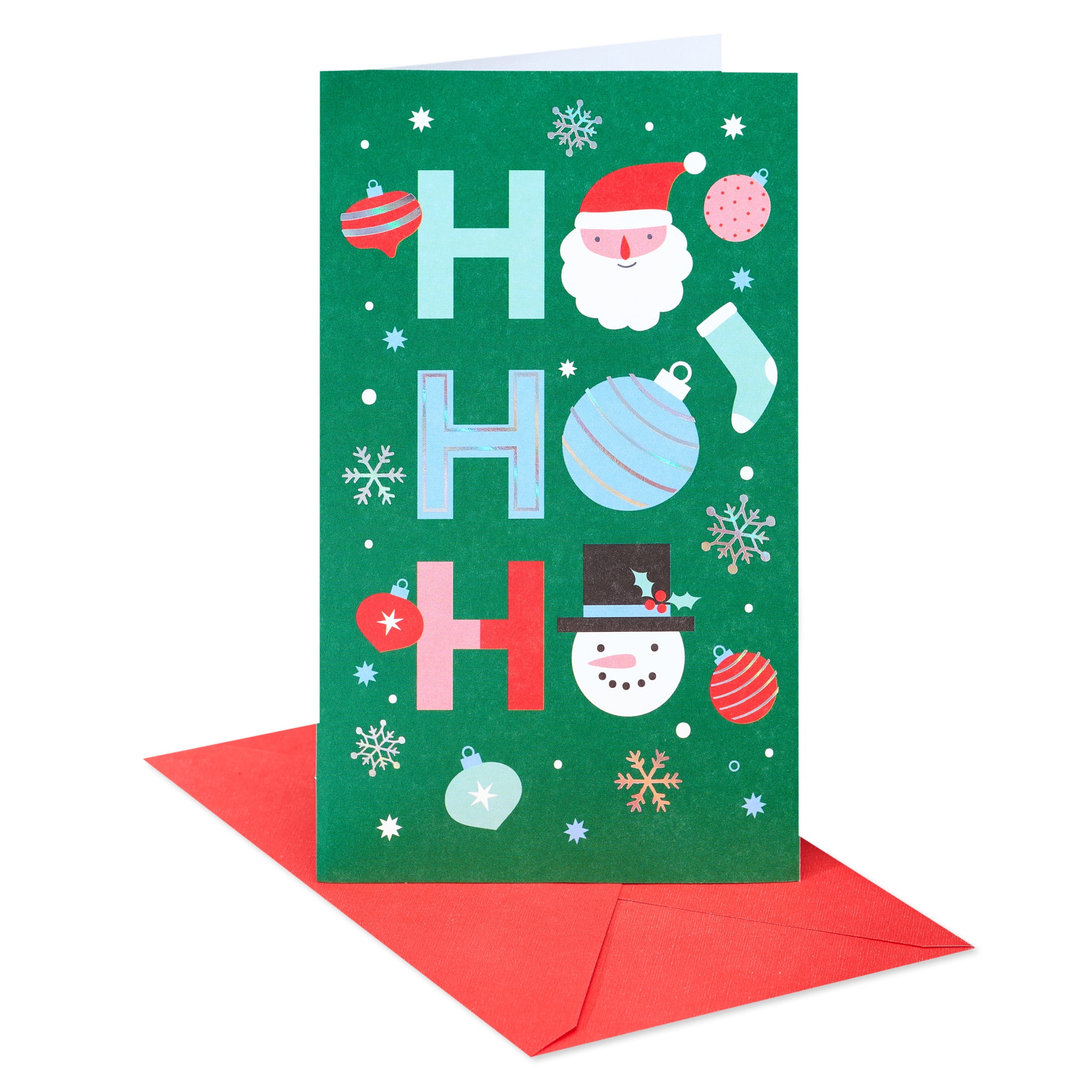 American Greetings Christmas Gift Card Holder - Jam-Packed With Jolly Design