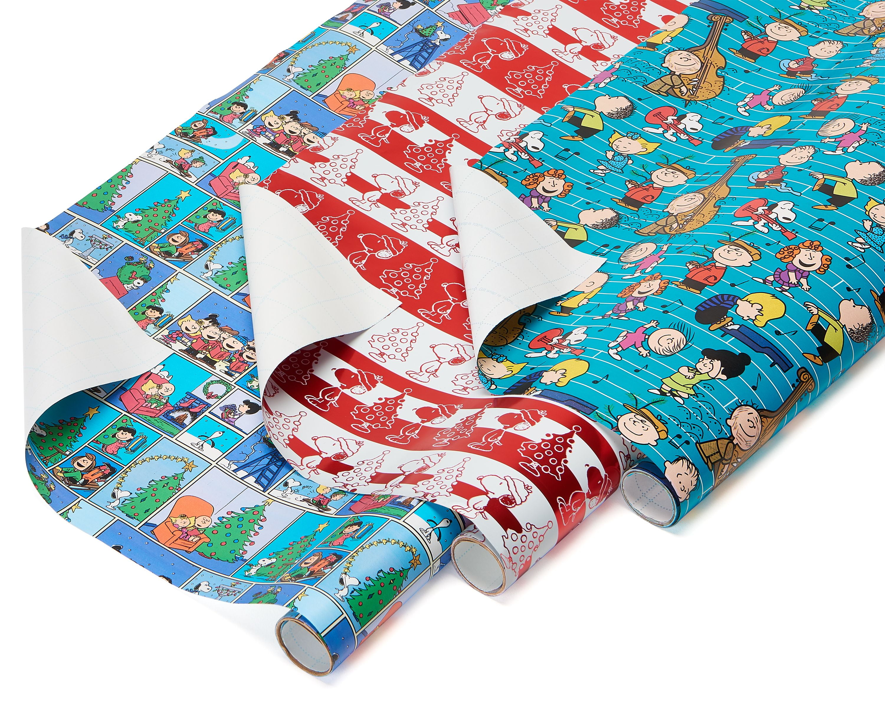 Peanuts wrapping paper top