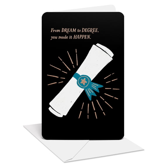American Greetings Graduation Card for College Graduate (Dream to Degree)
