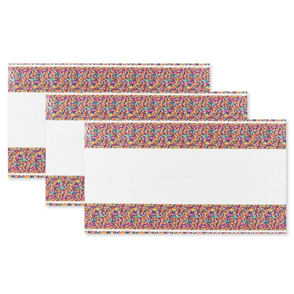 American Greetings Confetti Birthday Party Supplies, Plastic Table Cover (3-Count)
