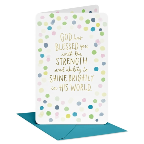 American Greetings Religious Congrats Card for Anyone (Shine Brightly)