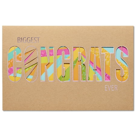 American Greetings Congratulations Card (Biggest Congrats Ever)