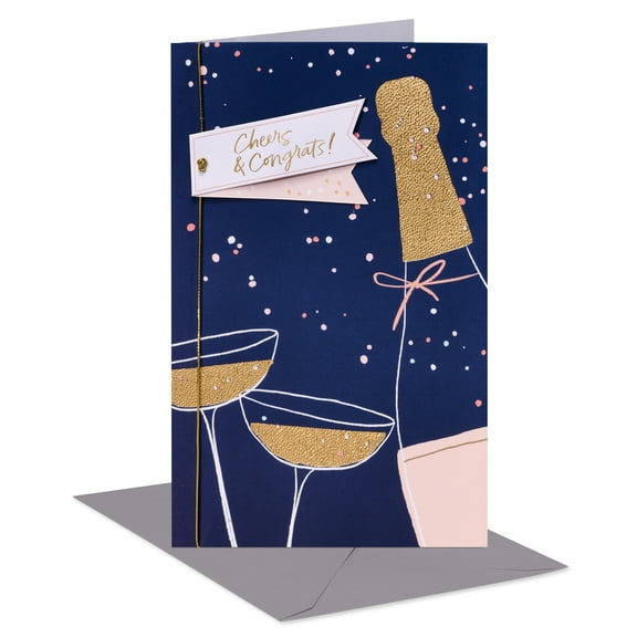 American Greetings Congratulations Card for Anyone (Champagne Cheers)