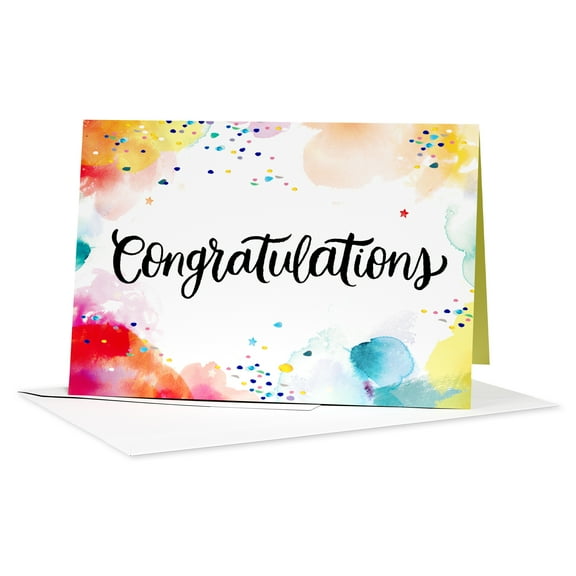 American Greetings Congratulations Card (Colorful Confetti)