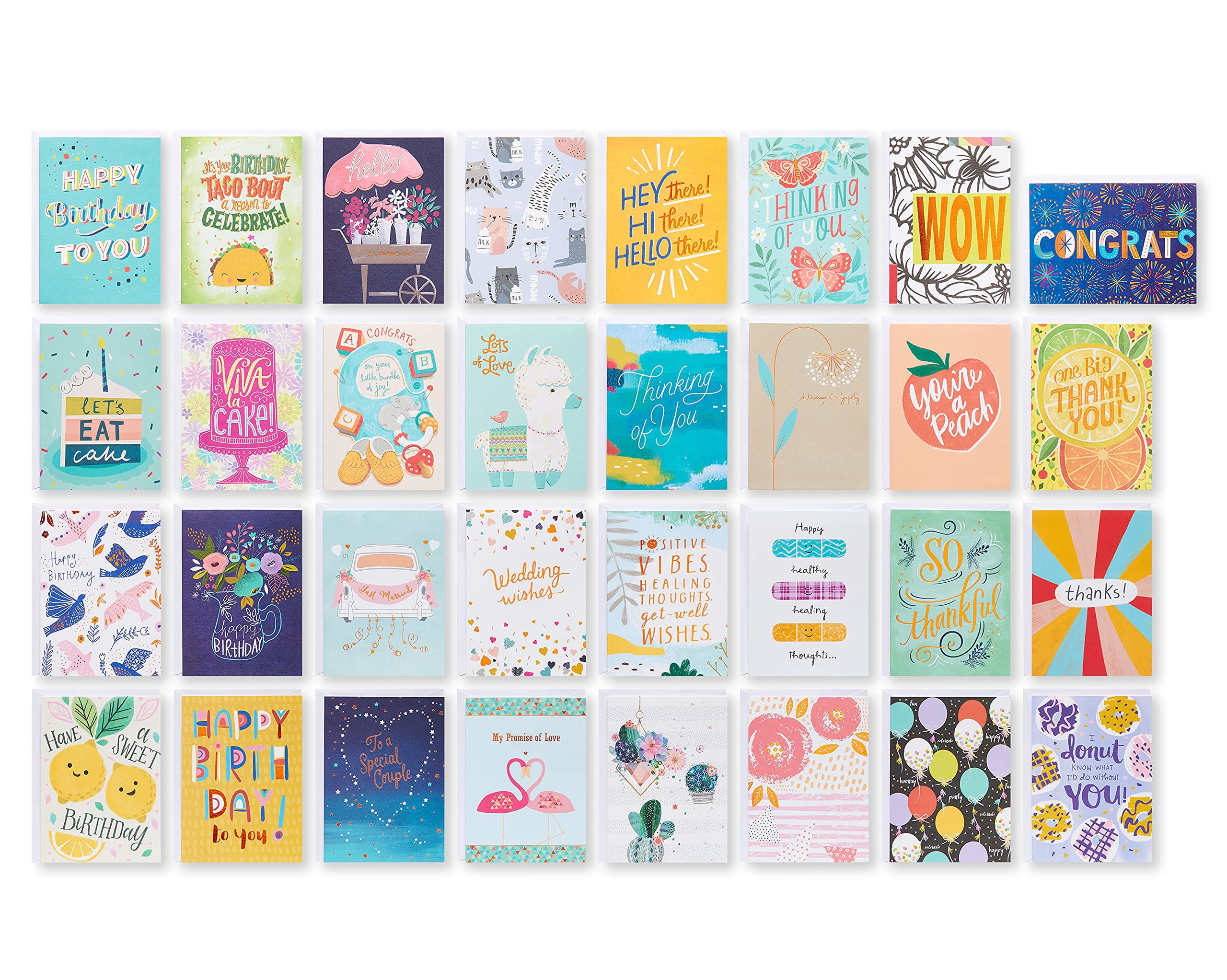 American Greetings Deluxe-Karten Set – 32 Karten Mit Umschlägen Für Mütter & Freundinnen