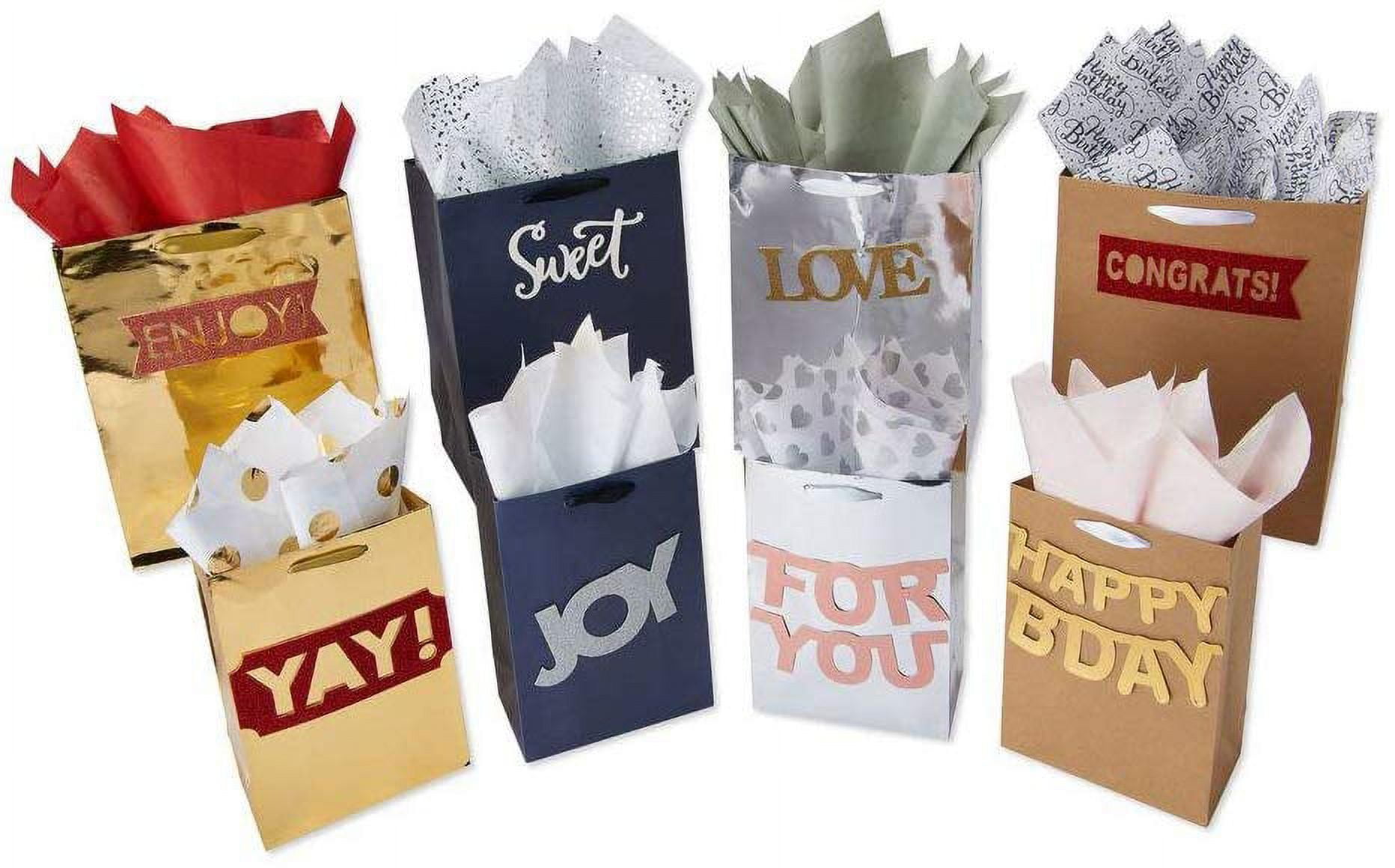 American Greetings Design Your Own Gift Bag, Tissue Paper/Adhesive Banner  Kit 
