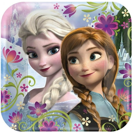 American Greetings Disney Frozen Paper Dinner Plates, 8-Count