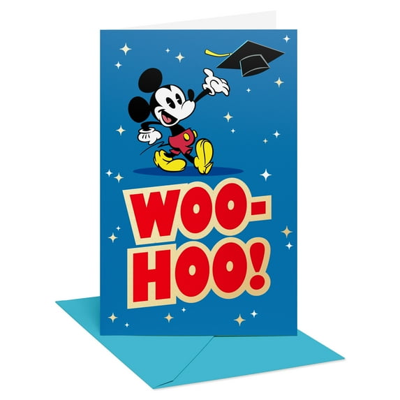American Greetings Disney Graduation Card for Graduate (Woo-Hoo Mickey)