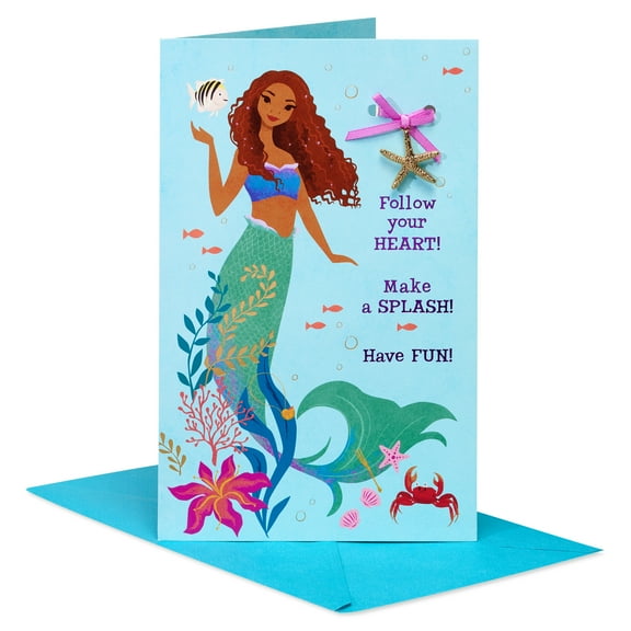 American Greetings Disney's Little MermaidBirthday Card for Kids (Magical Birthday Wishes)