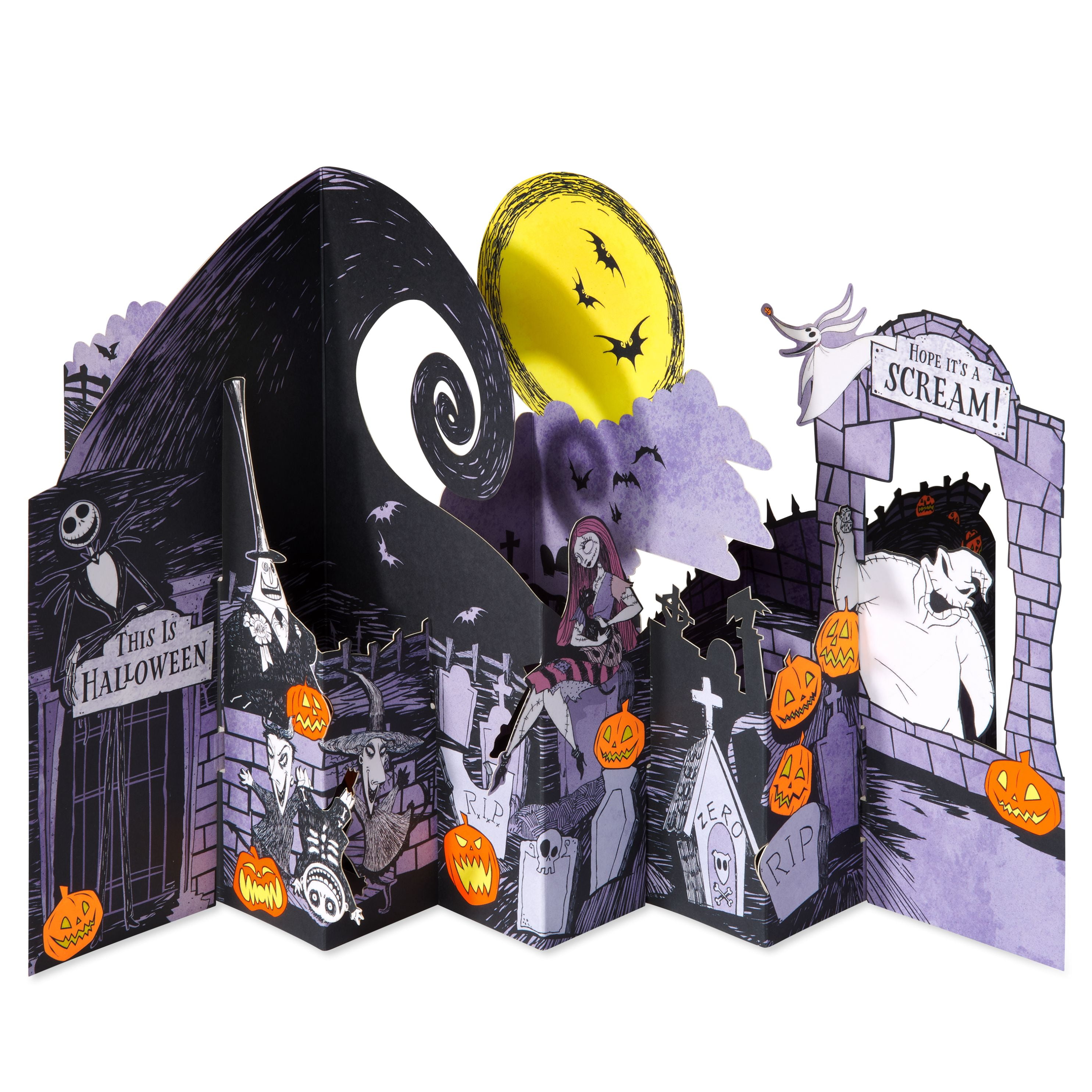 American Greetings Disney's Nightmare Before Christmas Halloween Pop Up Card (Hope It's A Scream)