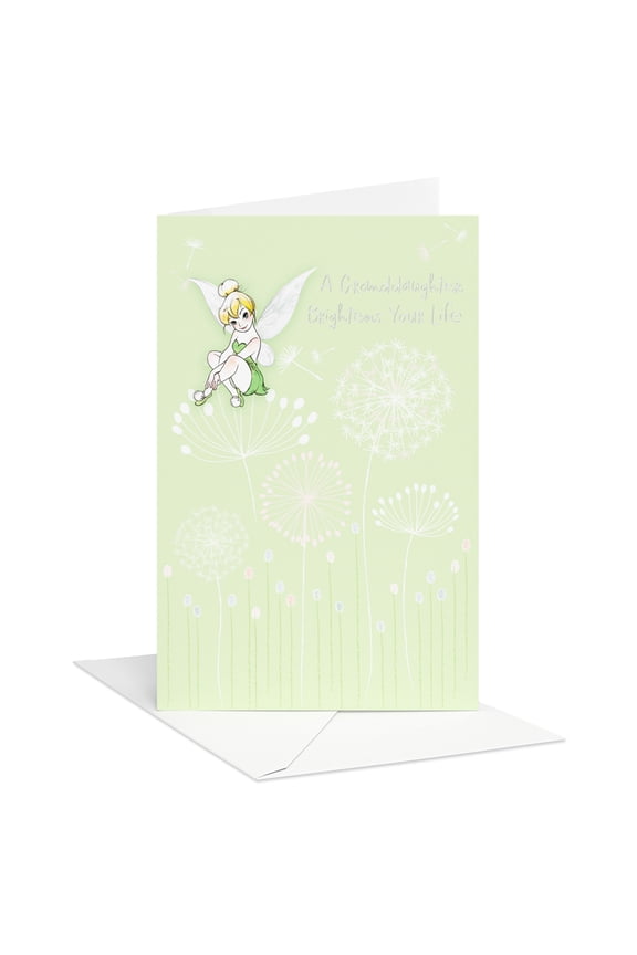 Disney's Tinkerbell Birthday Card for Granddaughter (Brightens Your Life)