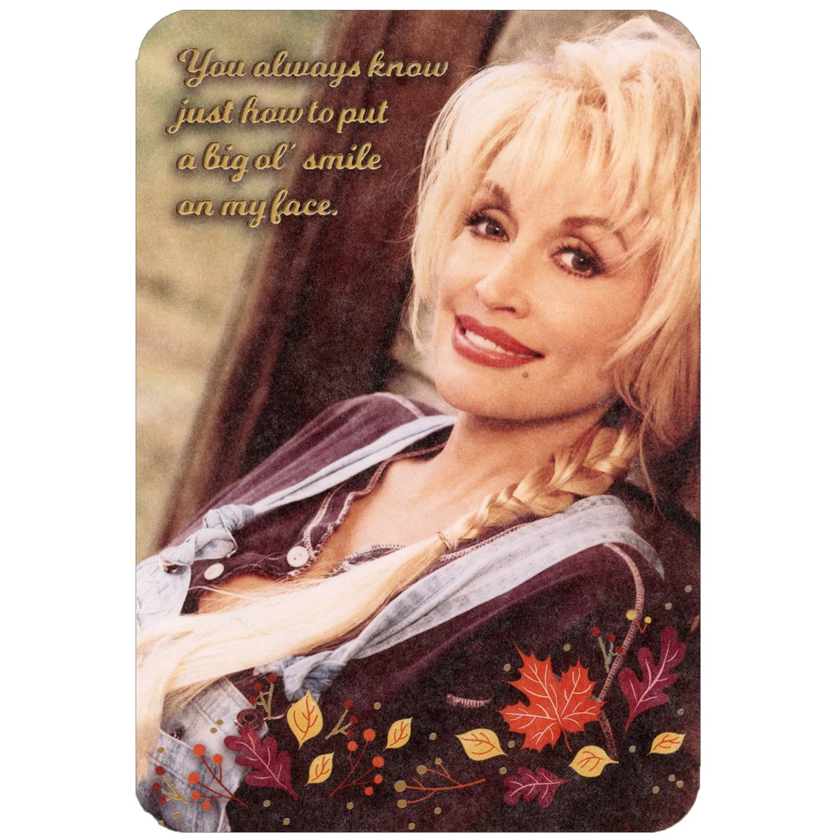 American Greetings Dolly Parton Big Ol' Smile on My Face Thanksgiving