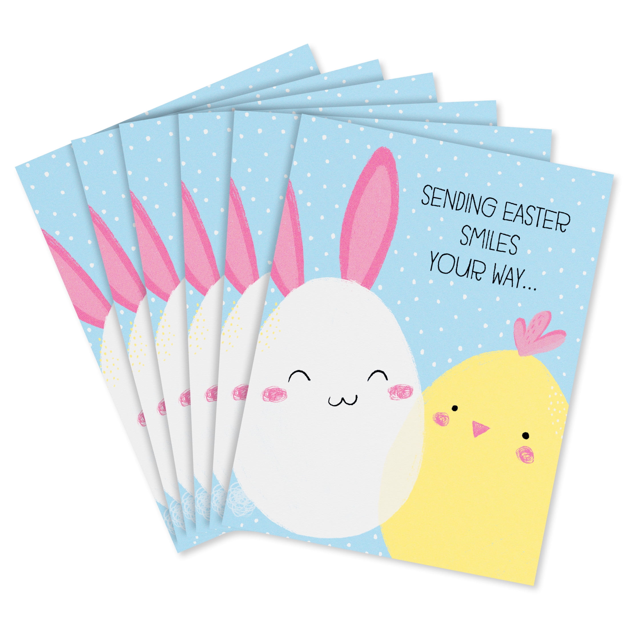 American Greetings Easter Card Bundle, Easter Smiles (6-Count)