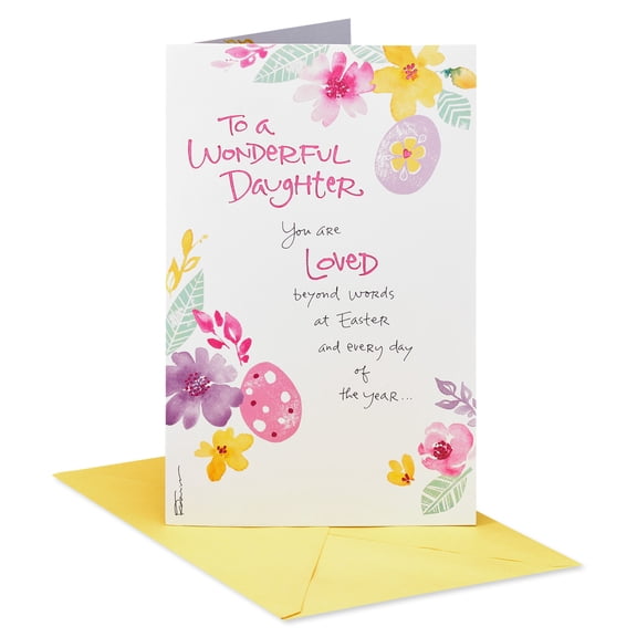 American Greetings Easter Card for Daughter (Floral Love)