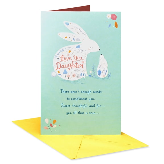 American Greetings Easter Card for Daughter (Sweet Thoughtful Fun)
