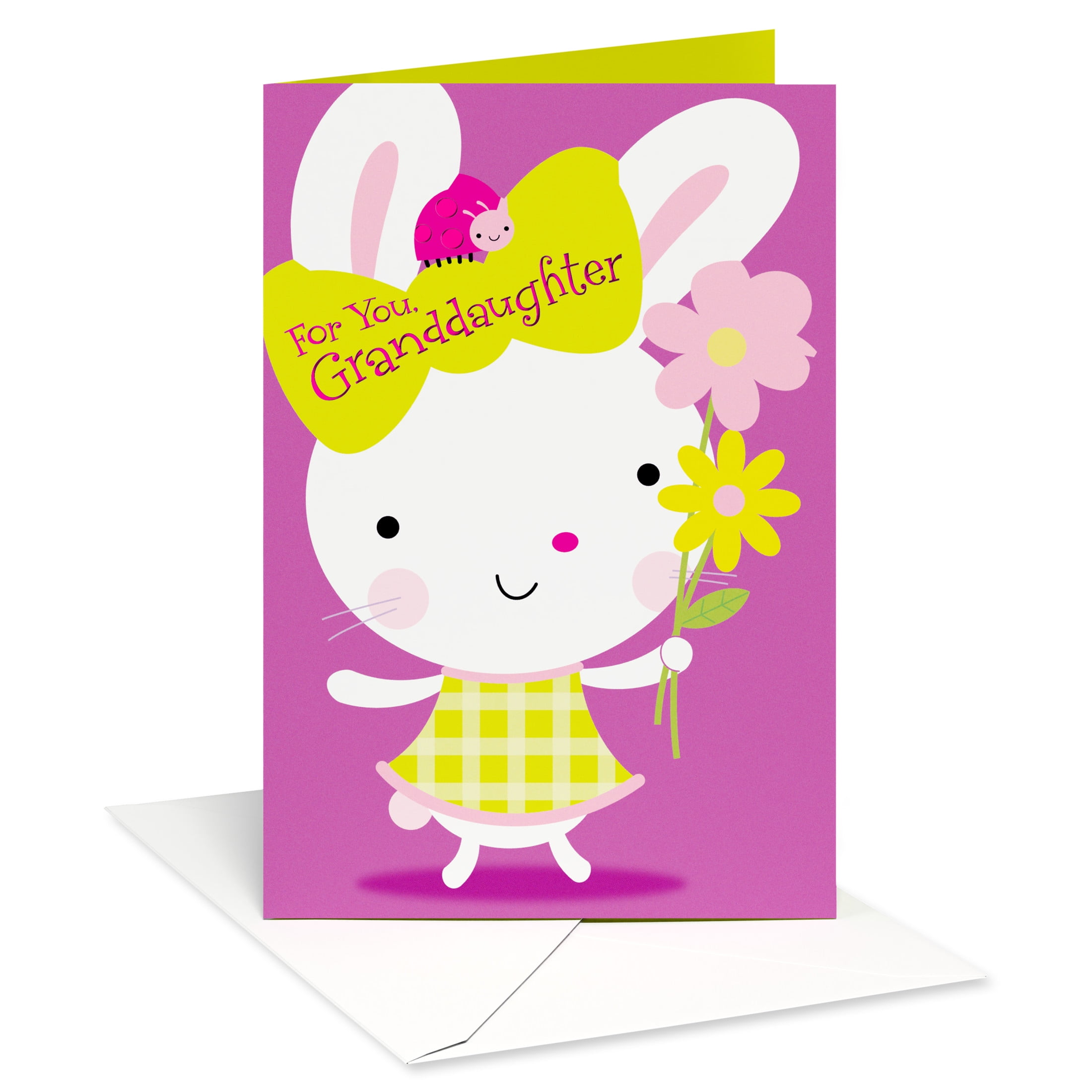 American Greetings Easter Card for Granddaughter (Sweet Bunny)