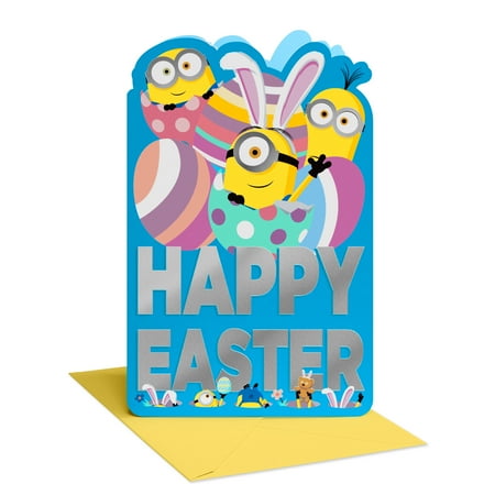 American Greetings Easter Card for Kids (Universal Minions)