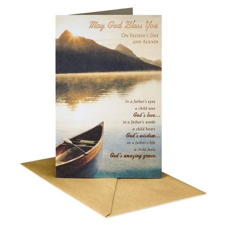 American Greetings Religious Father's Day Card (Blessings on Your Day)