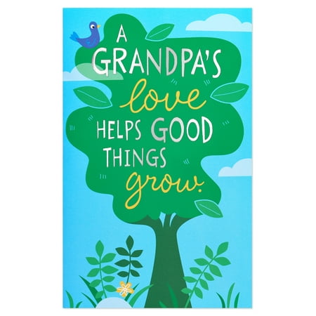 American Greetings Father's Day Card Grow for Grandpa with Foil