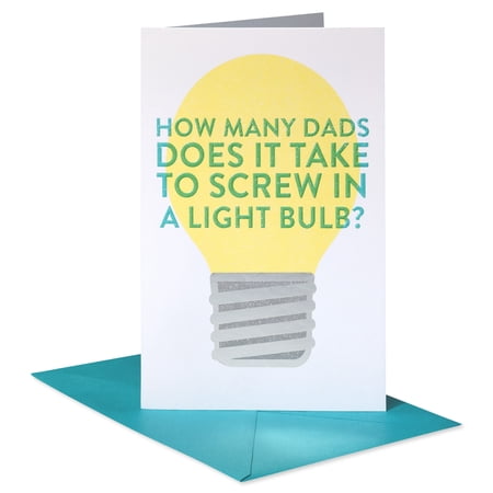 American Greetings Funny Father's Day Card (Light Bulb Joke)