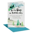 thumbnail image 1 of American Greetings Father's Day Card for Dad, Watercolor Scenic Mountain Nature Design, Includes Envelope, 1 of 4