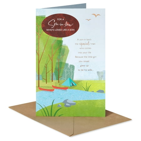 American Greetings Father's Day Card for Son-in-law (Loved Like A Son)