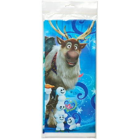 American Greetings Frozen Magic Plastic Table Cover, 54" x 96"