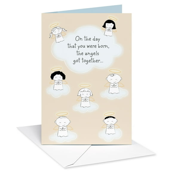 American Greetings Funny Birthday Card (Angels on Clouds)
