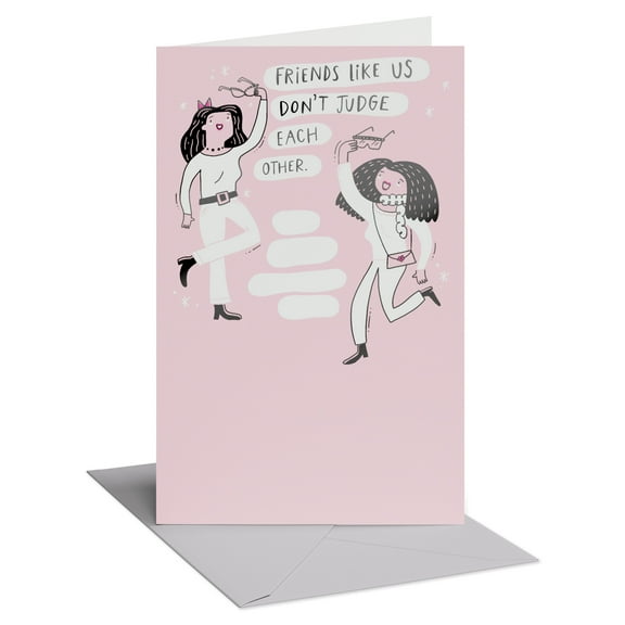 American Greetings Funny Birthday Card for Her (Friends Don't Judge)