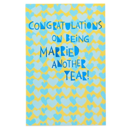 American Greetings Funny Congratulations Anniversary Card for Couple with Foil