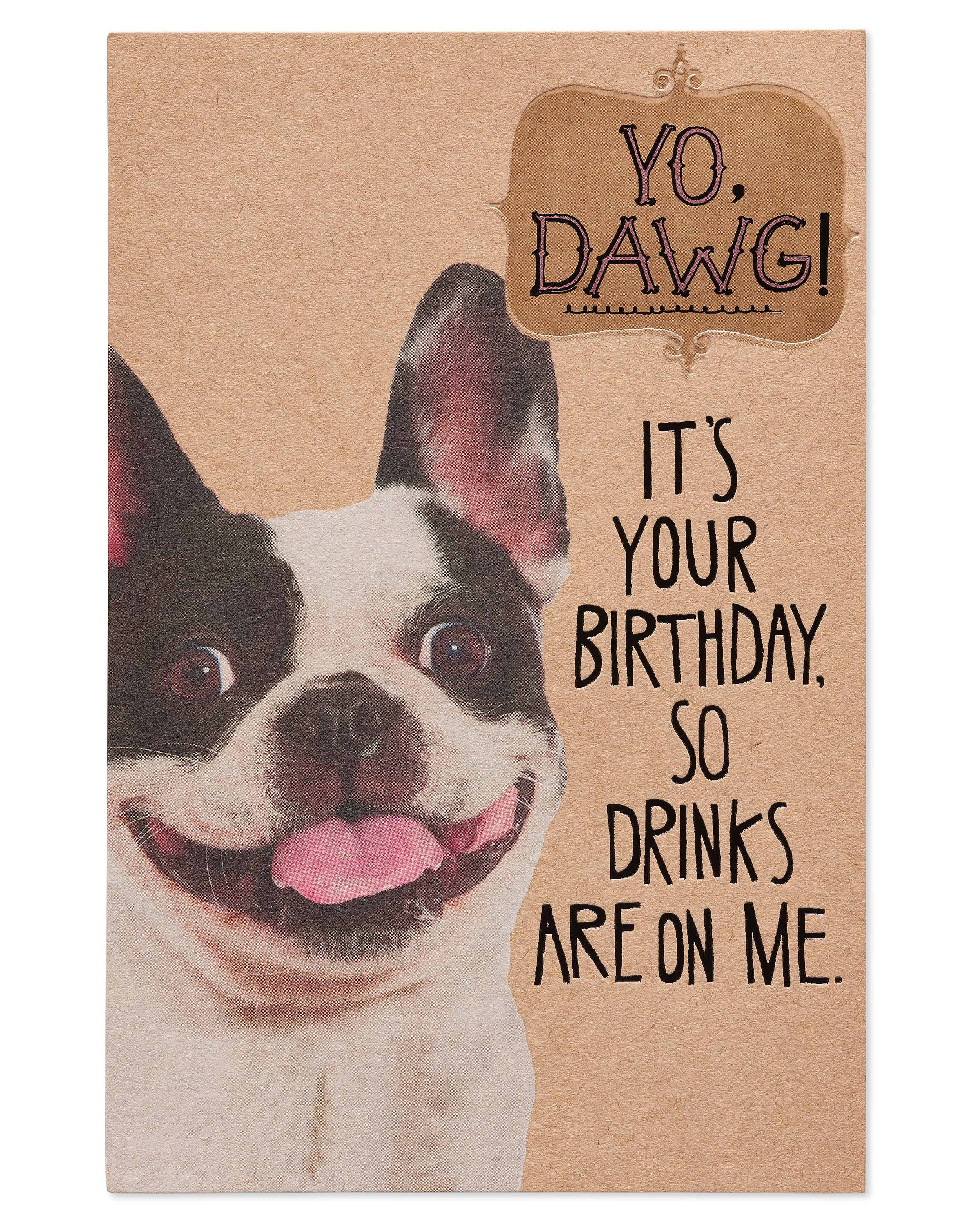 American Greetings Funny Dawg Birthday Card
