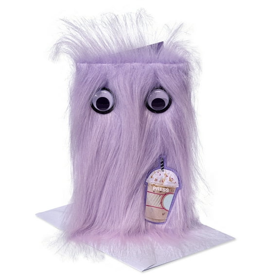 American Greetings Funny Musical Birthday Card for Her, Fuzzy Wishes (Material Girl)