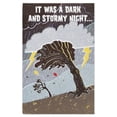 thumbnail image 1 of American Greetings Funny Stormy Night Birthday Card with Glitter, 1 of 4