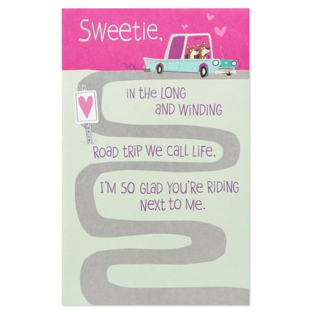 American Greetings Funny Sweetie Anniversary Card with Foil