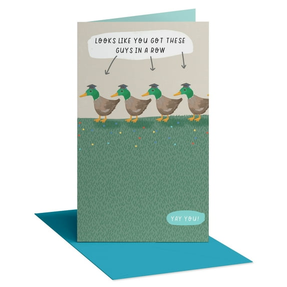 American Greetings Graduation Money/Gift Card Holder for Graduate (Ducks in a Row)