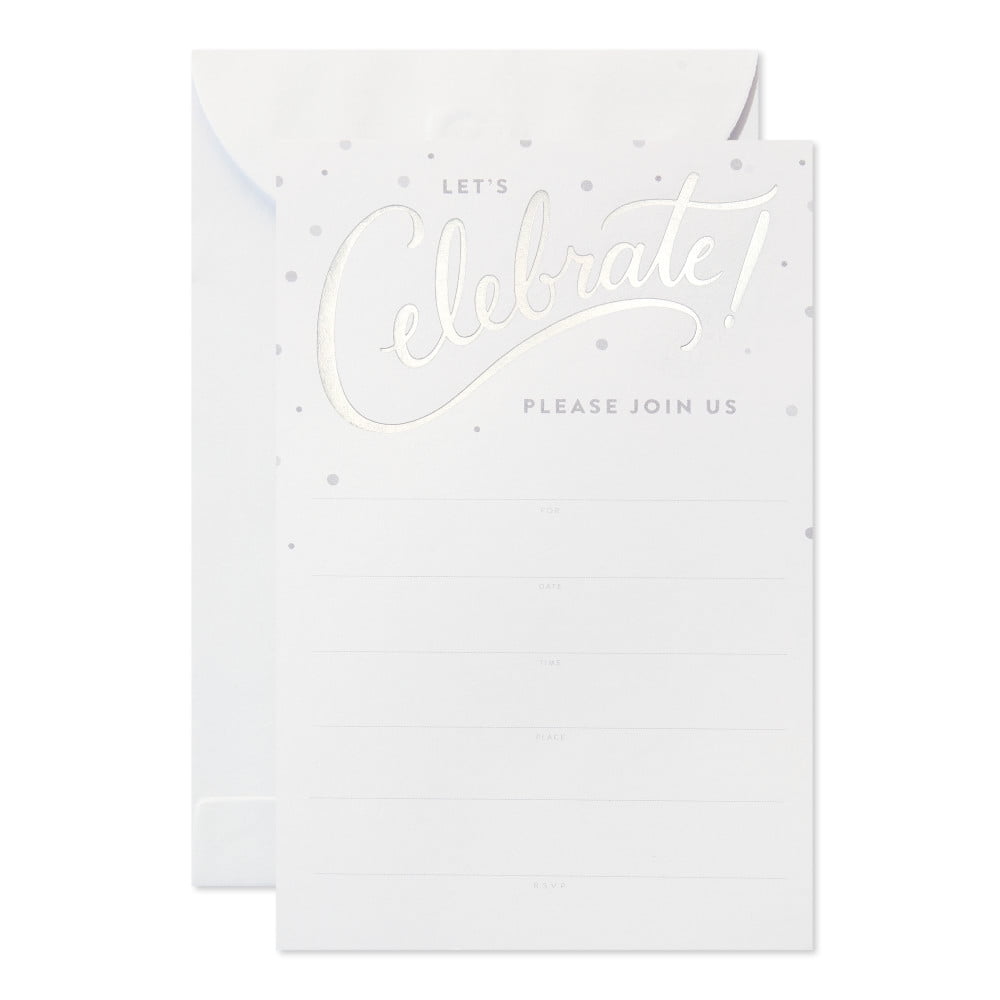 American Greetings Invitations, Celebrate, for Graduation, Weddings, Baby Shower, Birthday (10-count)
