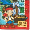 thumbnail image 1 of American Greetings Jake and the Neverland Pirates Party Supplies, Paper Lunch Napkins (16-Count), 1 of 2