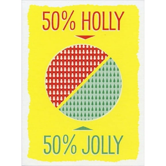 American Greetings JustWink Holly Jolly Christmas Card (1 card/1 envelope)