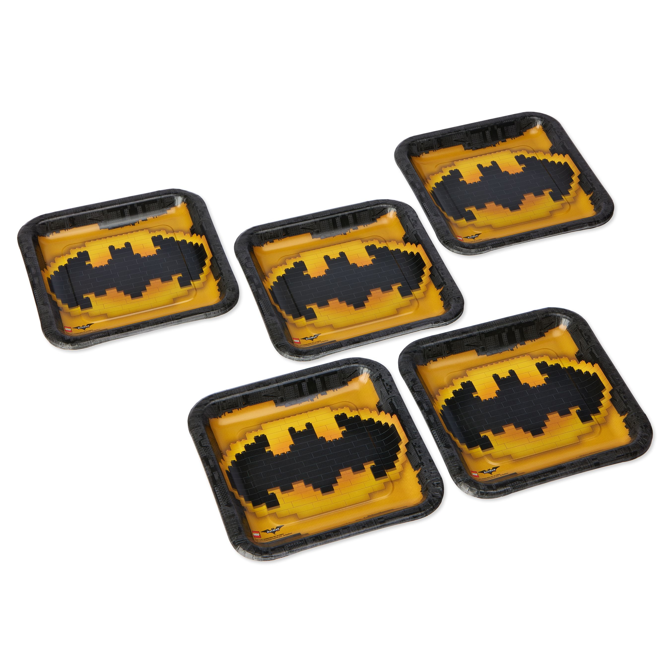 American Greetings Batman Disposable Paper Dessert Plates, 40 ct