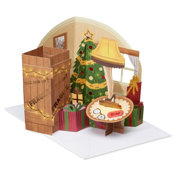 American Greetings Magic Moments A Christmas Story Pop Up Christmas Card (A Real Winner)
